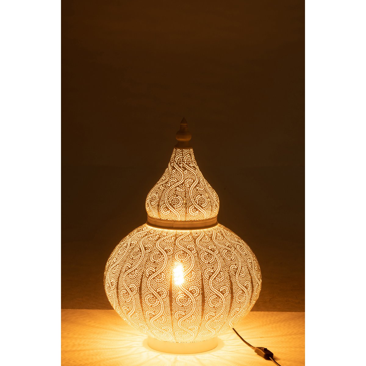 J-Line Lamp Aladin Metaal Wit Small
